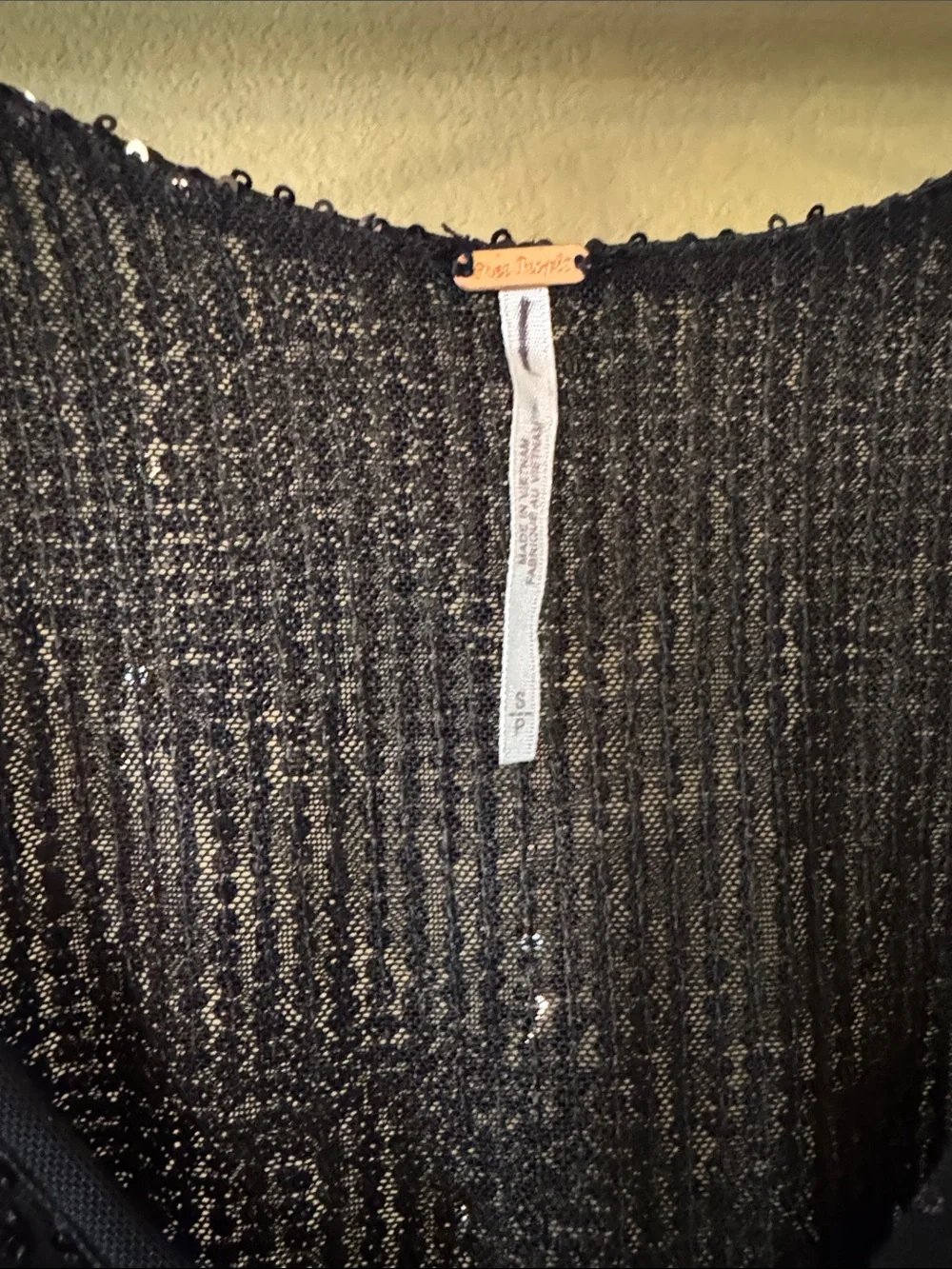 Free People sparkling black